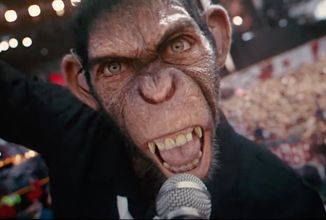 Robbie Williams jako opice? Bizarní film o zpěvácké hvězdě má první trailer 