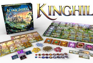 Desková hra Kinghill na Kickstarteru dosáhla svého cíle za 2 dny