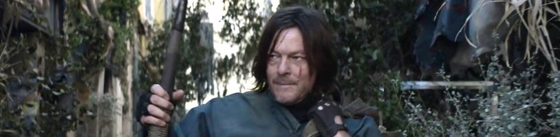 Daryl Dixon se vrací. Klip z nového seriálu odhaluje pochmurnou krásu zombíky prolezlé Francie 