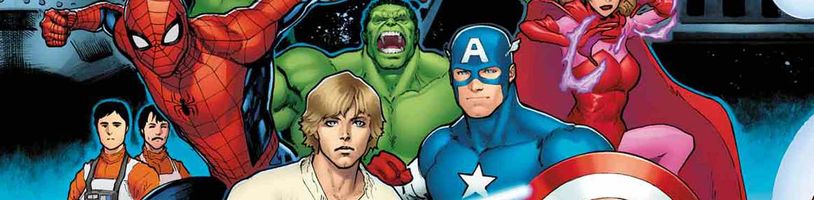 Světy Star Wars a Marvelu se poprvé oficiálně protnou v komiksu Hope Assembles