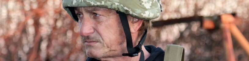 Hollywoodský herec Sean Penn natáčí na Ukrajině dokument o ruské invazi