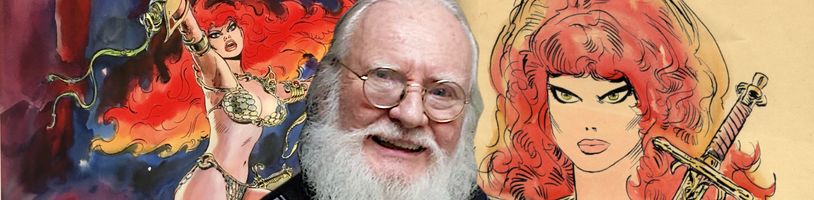 Umrel Frank Thorne, ilustrátor komiksov a hlavný kreslič Rudej Sonje