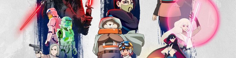Plakát a výjevy z krátkého filmu BLACK ukazují, co nabídne třetí řada anime Star Wars: Vize