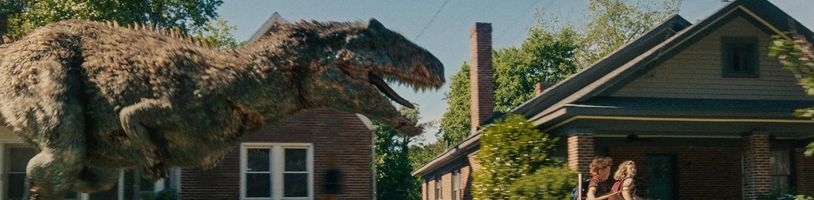 Ve filmu Konec Oak Street se jedna rodinka nevysvětlitelně ocitne mezi dinosaury