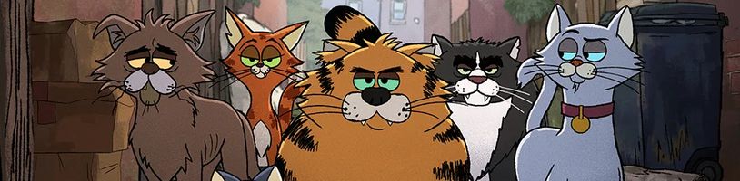 Ricky Gervais představuje svůj dospělácký animák Toulavé kočky v prvním traileru
