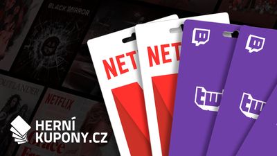 Vyhrajte předplatné na Netflix či Twitch s Herními kupony