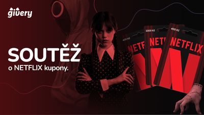 Vyhrajte kupon Netflix v hodnotě až 1000 Kč s Givery.cz