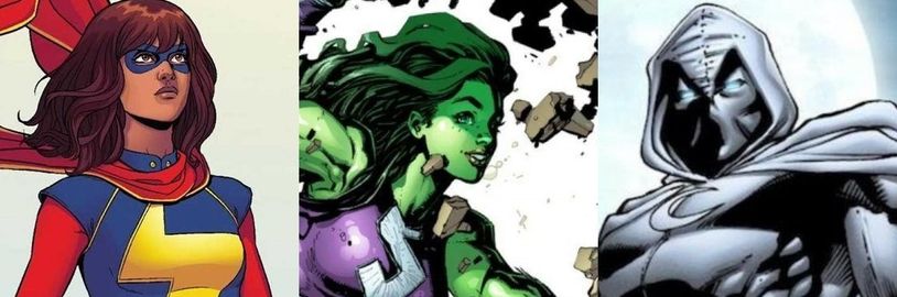 She-Hulk, Ms. Marvel a Moon Knight rozšíří MCU