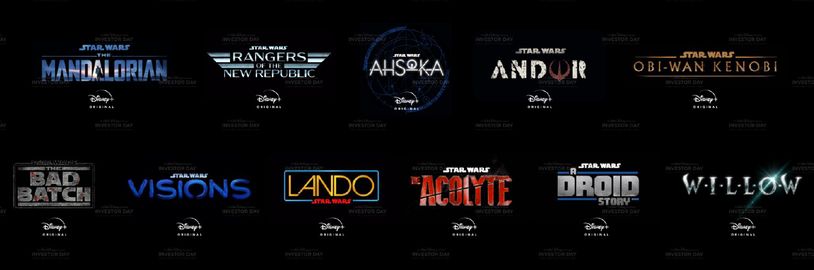 Disney oznámil niekoľko nových Star Wars seriálov – všetko na jednom mieste