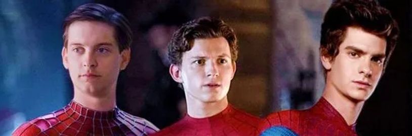 Spider-Man: Uniklé záběry ukazují všechny tři představitele pavoučího hrdiny pohromadě!