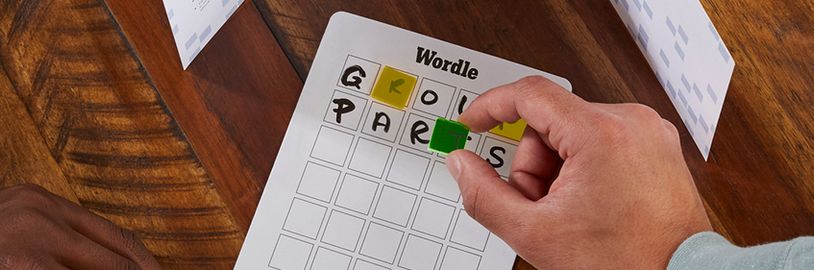 Wordle dostane deskovou hru